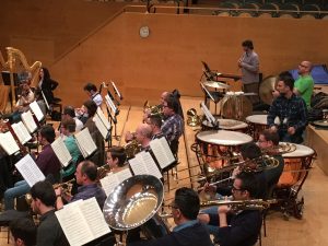 Secció de vent metall i percussió de l'orquestra